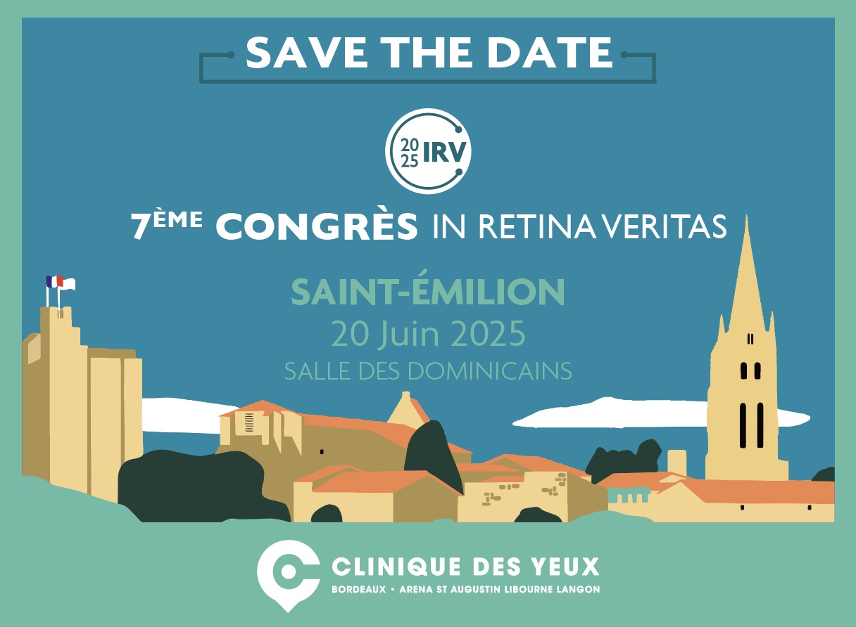 Save The Date - Congres IRV 2025 - Clinique des Yeux Bordeaux